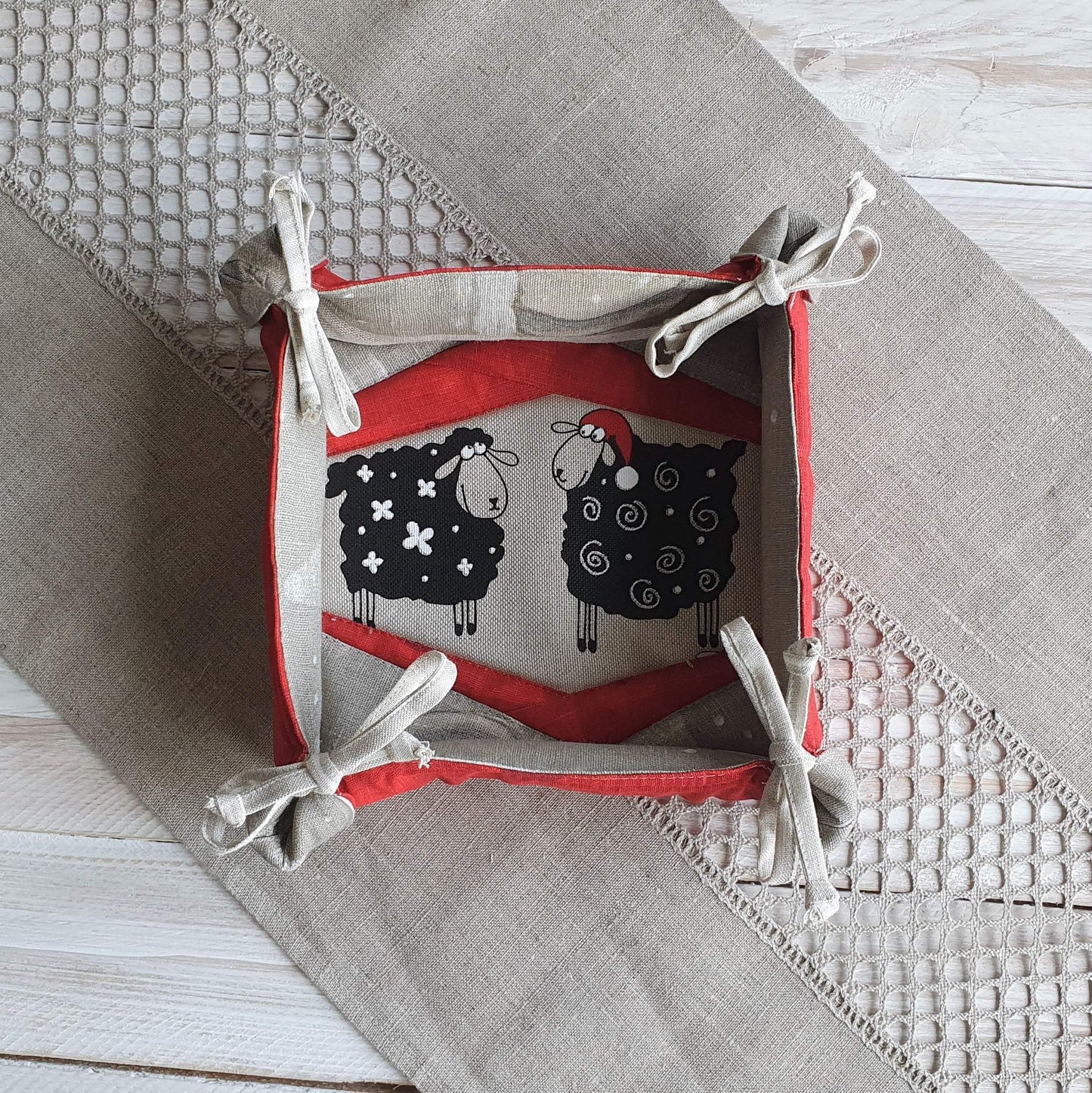 Breadbasket SHEEPS - Linen4me