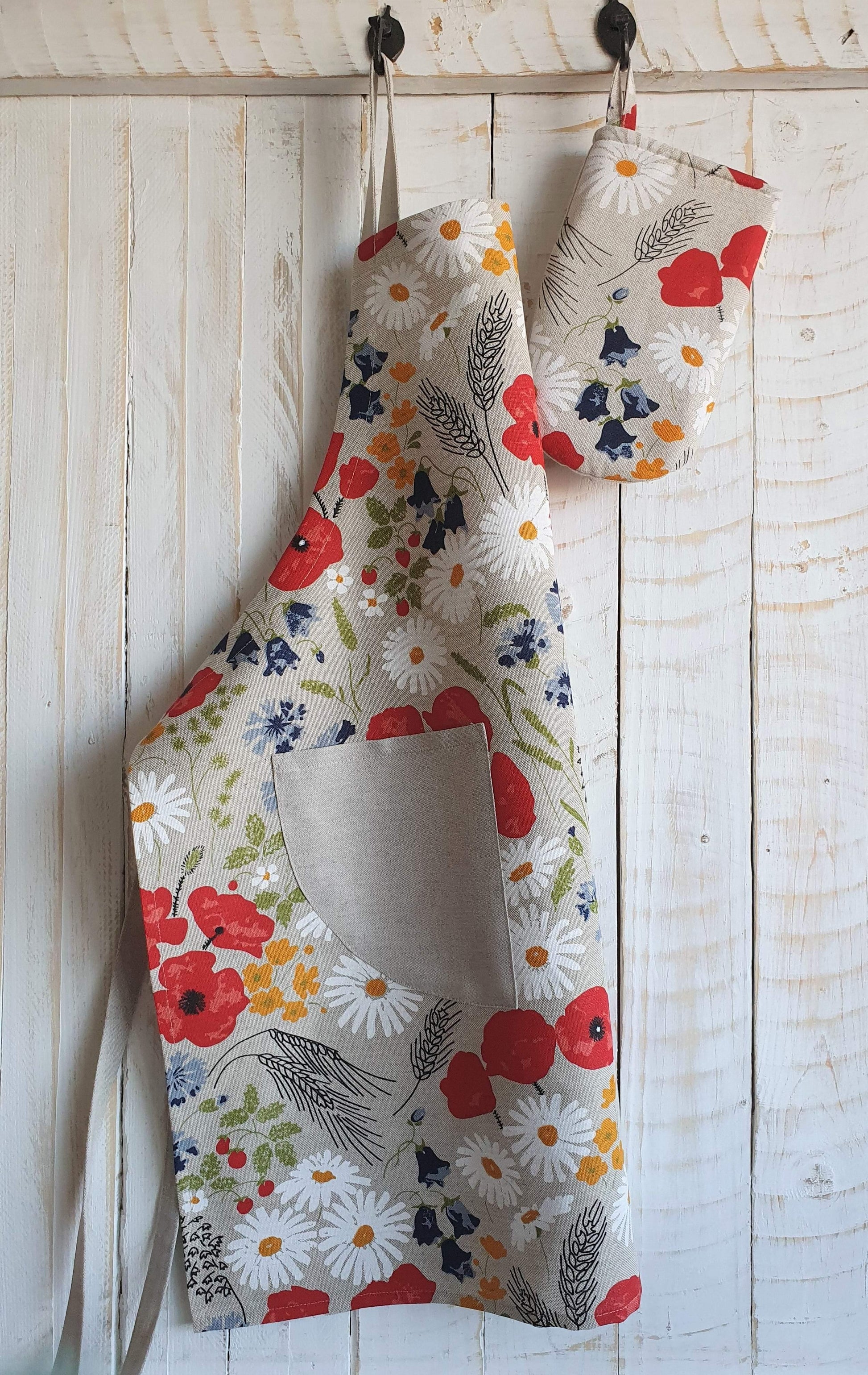 Apron FLOWERS - Linen4me