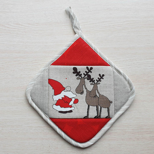 Kitchen potholder CHRISTMAS - Linen4me