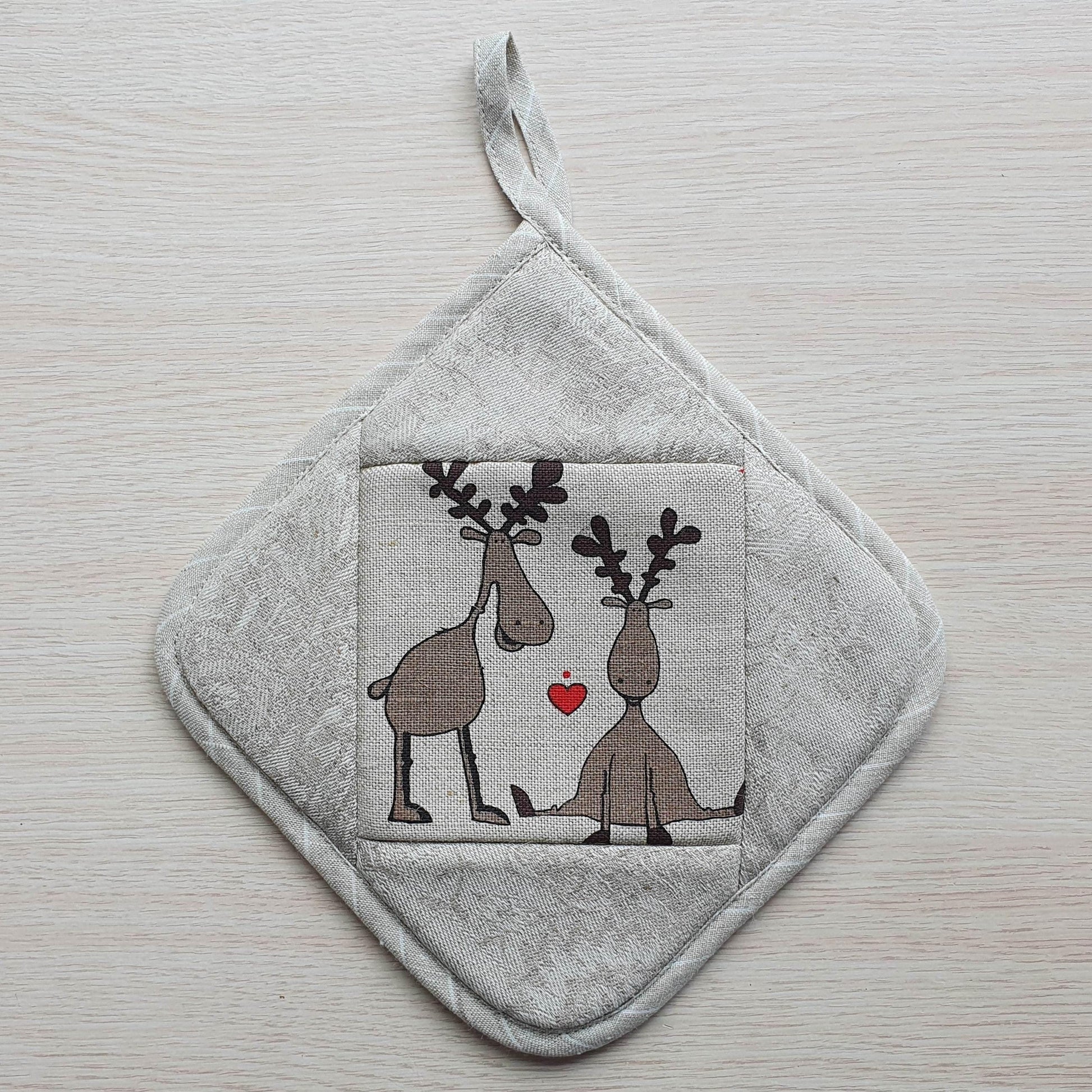 Kitchen potholder CHRISTMAS - Linen4me