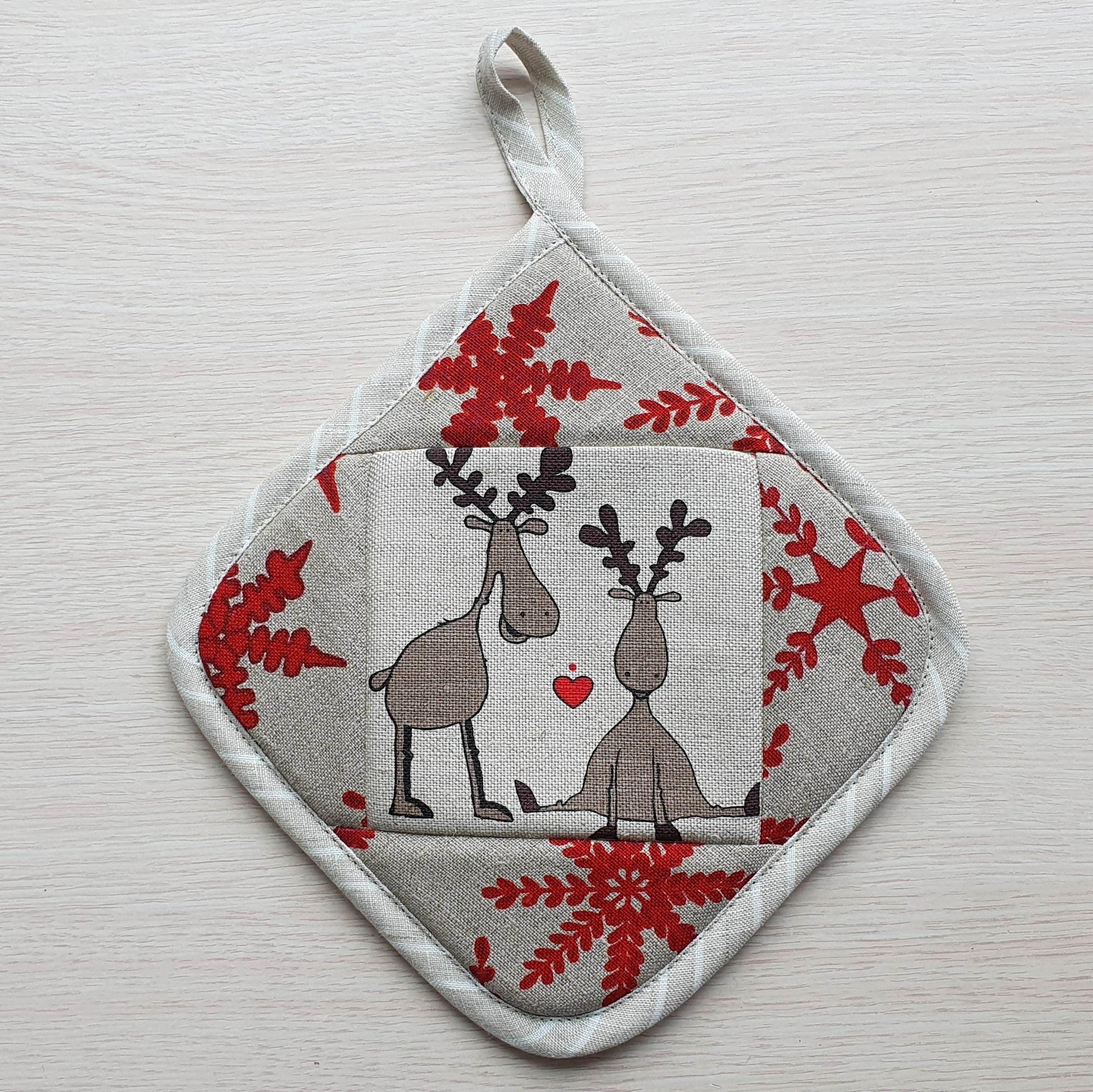 Kitchen potholder CHRISTMAS - Linen4me