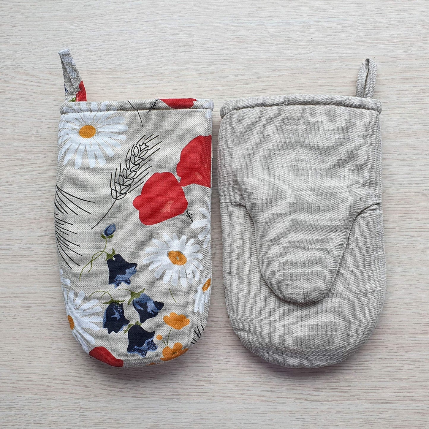 Oven mitt FLOWERS - Linen4me