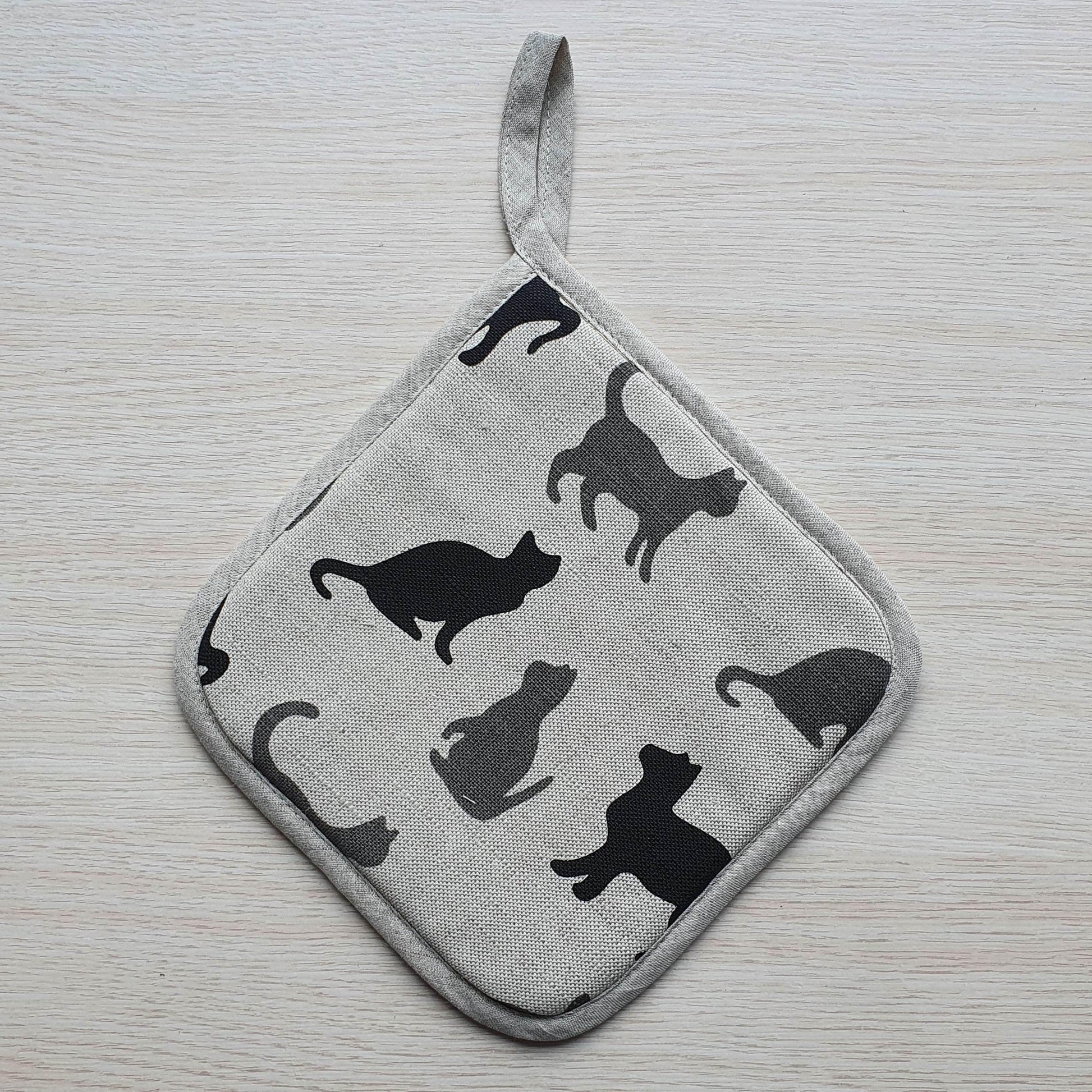 Kitchen potholder TWO CATS - Linen4me