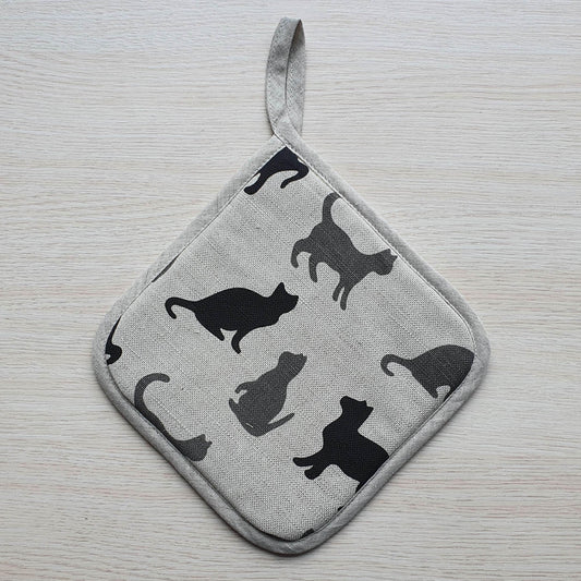 Kitchen potholder TWO CATS - Linen4me