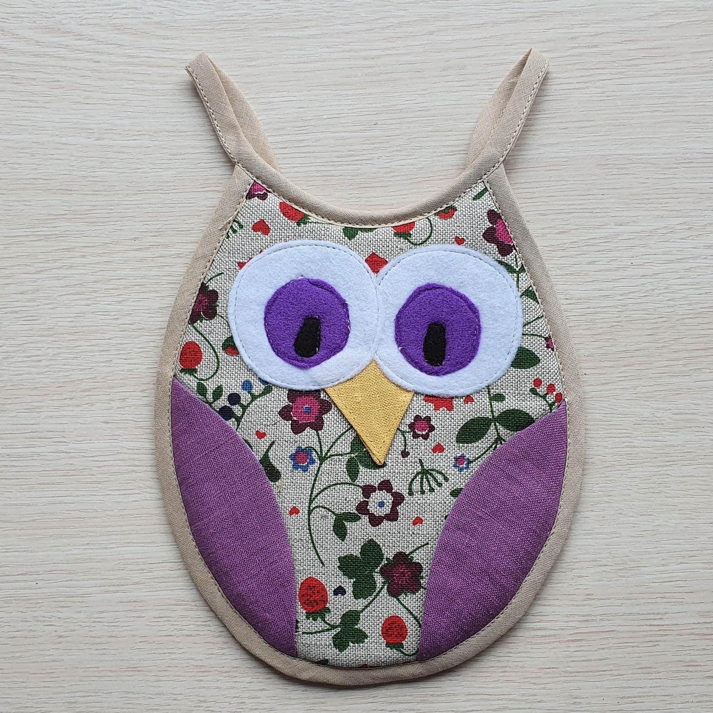 Kitchen potholder OWL BETTY - Linen4me