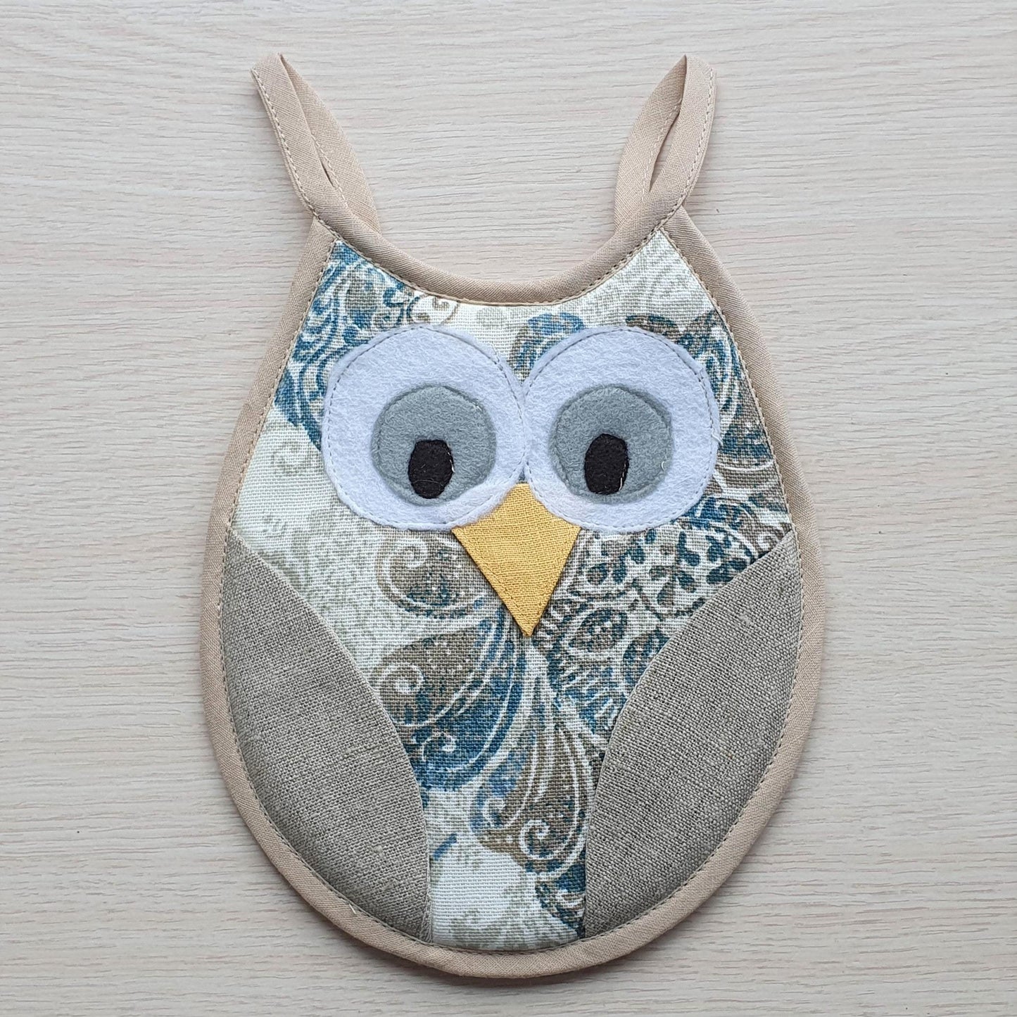 Kitchen potholder OWL DORIS - Linen4me
