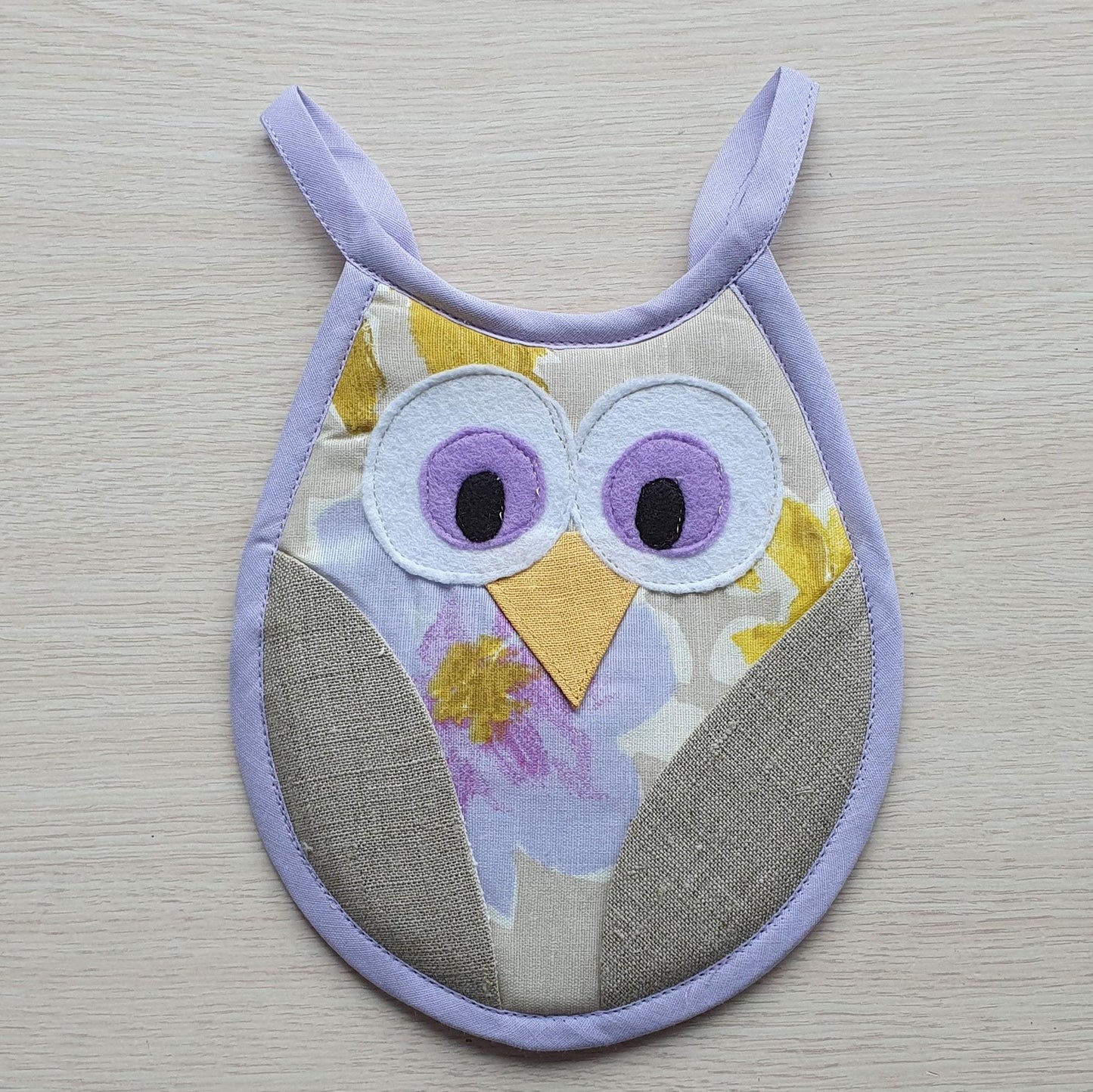 Kitchen potholder OWL ELLA - Linen4me