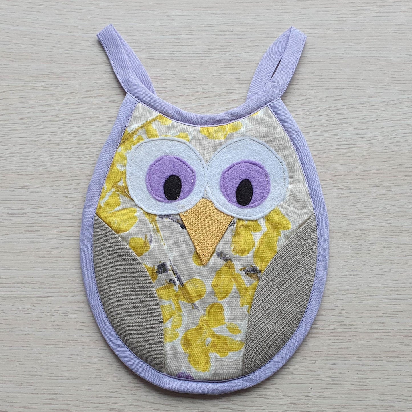 Kitchen potholder OWL ELLA - Linen4me