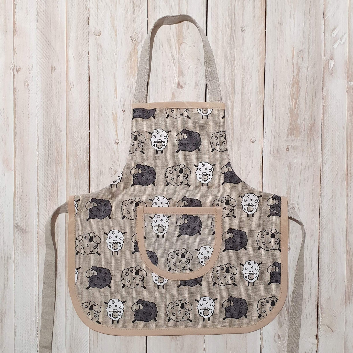 Children's apron (1-4 years old) LITTLE SHEEP - Linen4me