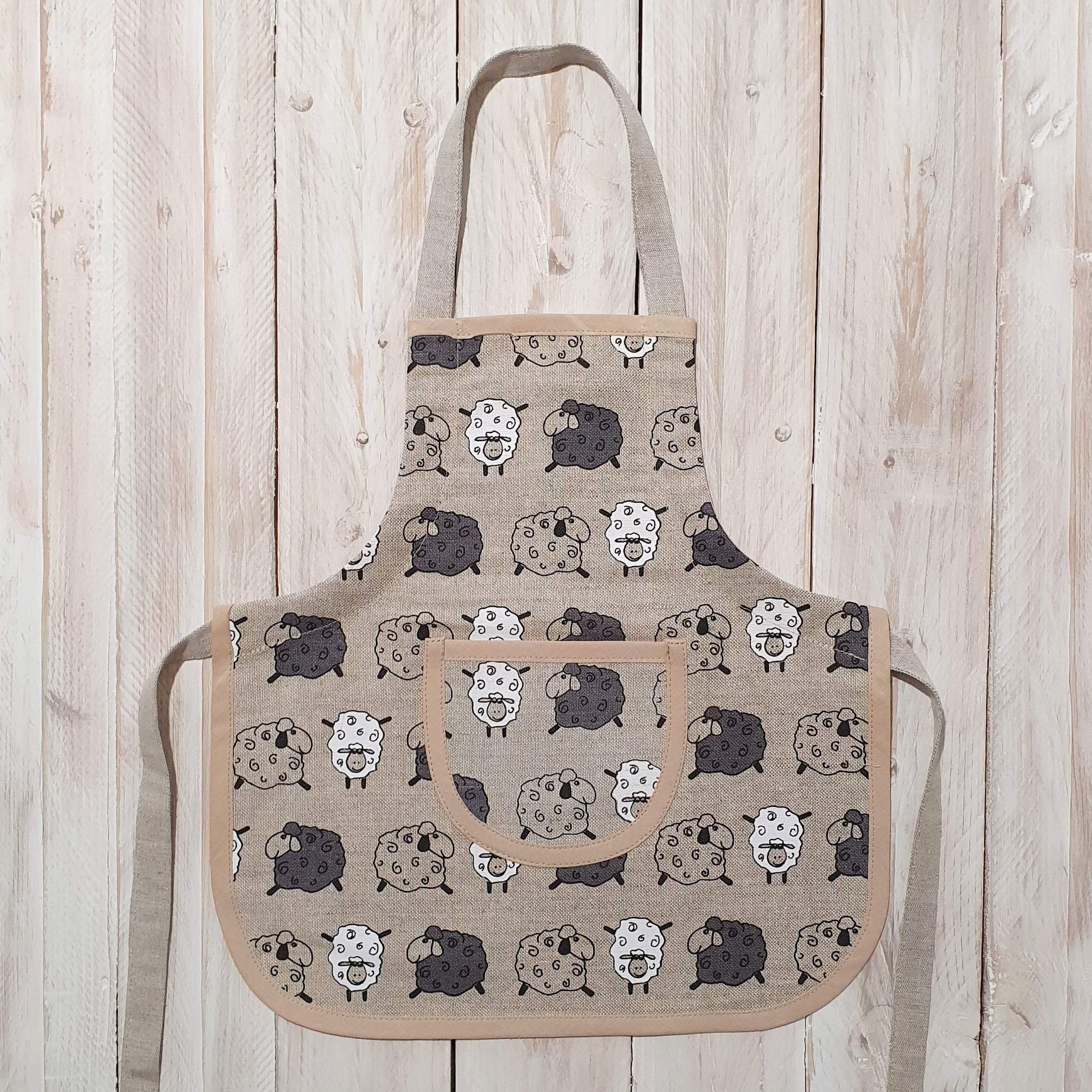 Children's apron (1-4 years old) LITTLE SHEEP - Linen4me