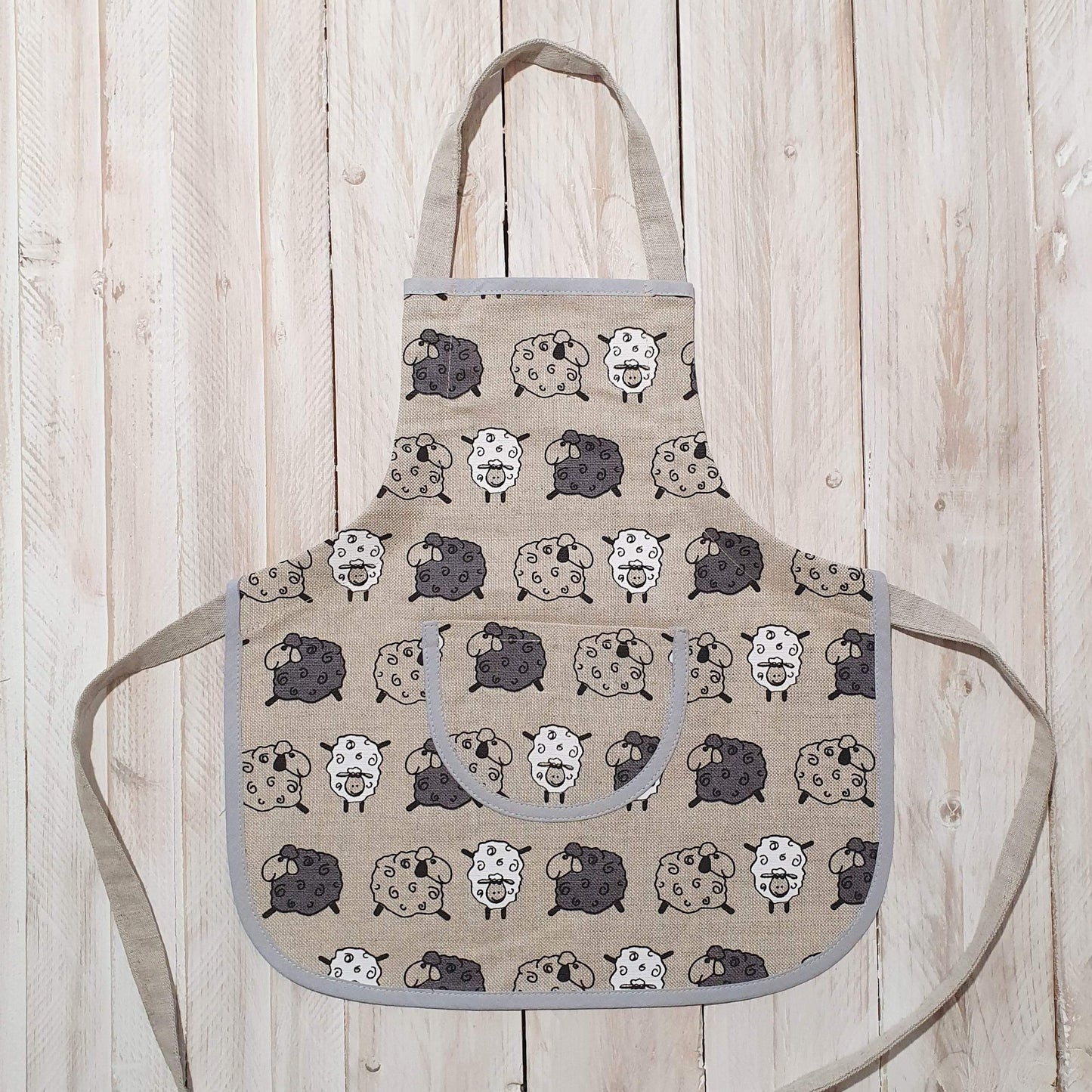 Children's apron (1-4 years old) LITTLE SHEEP - Linen4me