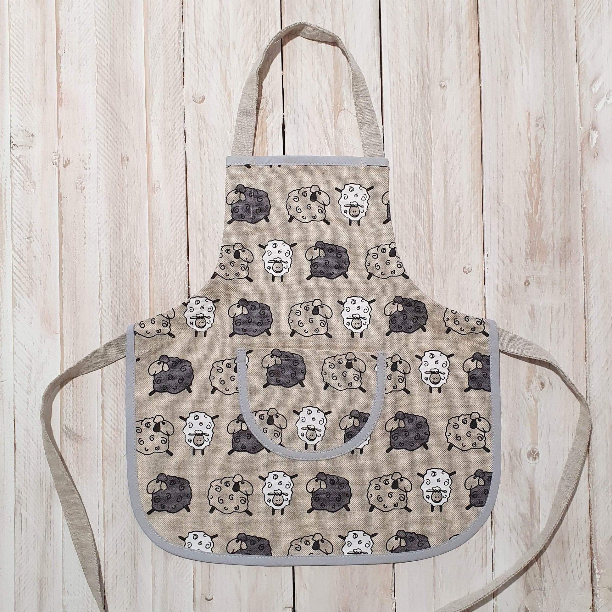 Children's apron (1-4 years old) LITTLE SHEEP - Linen4me