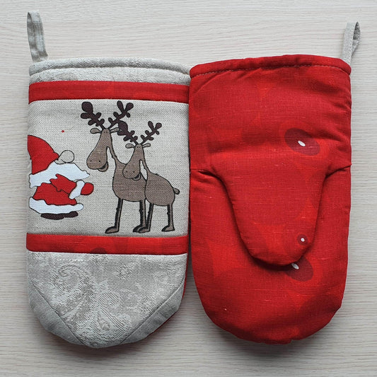 Oven mitt CHRISTMAS DEER - Linen4me