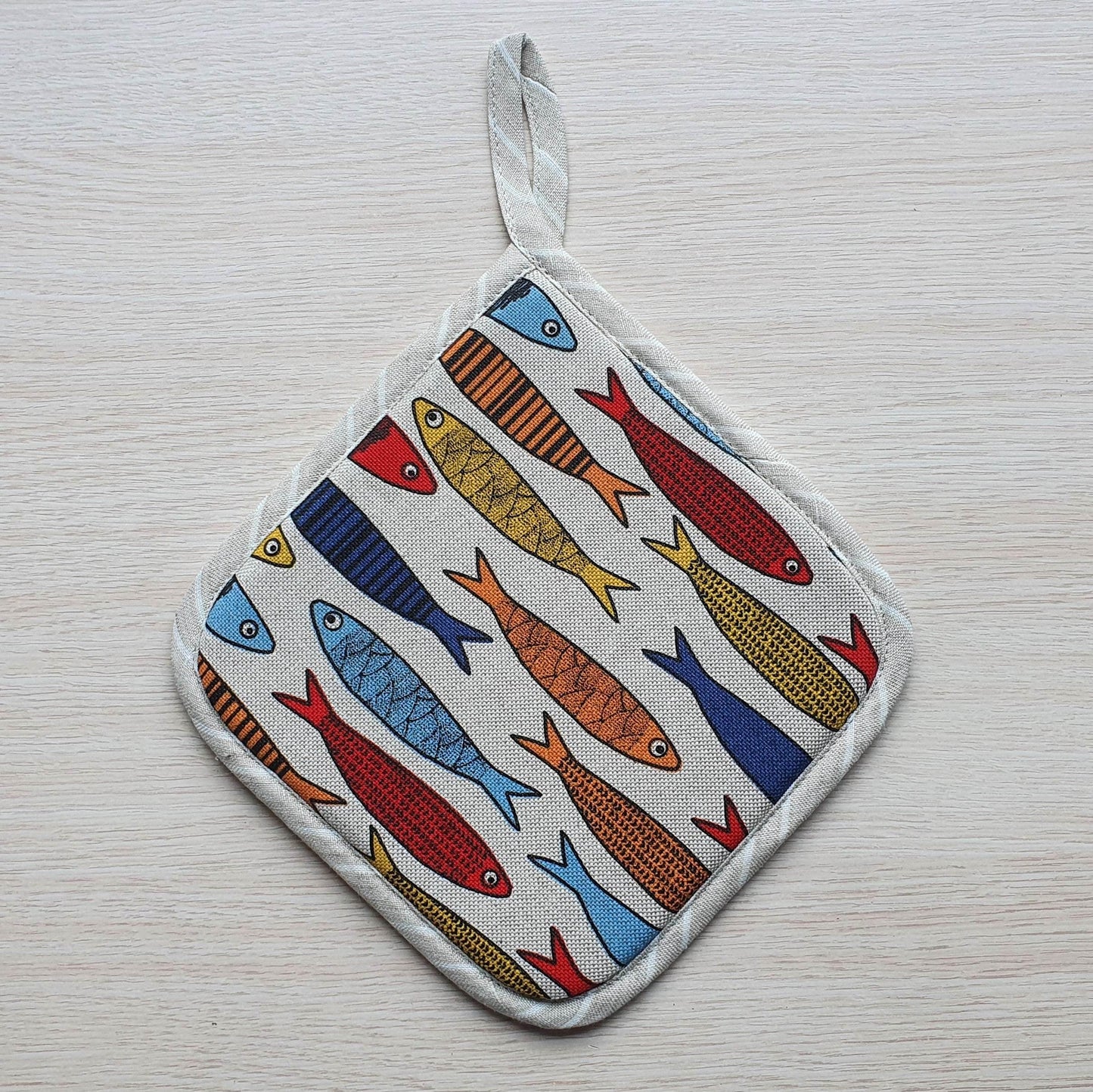 Kitchen potholder FISH - Linen4me