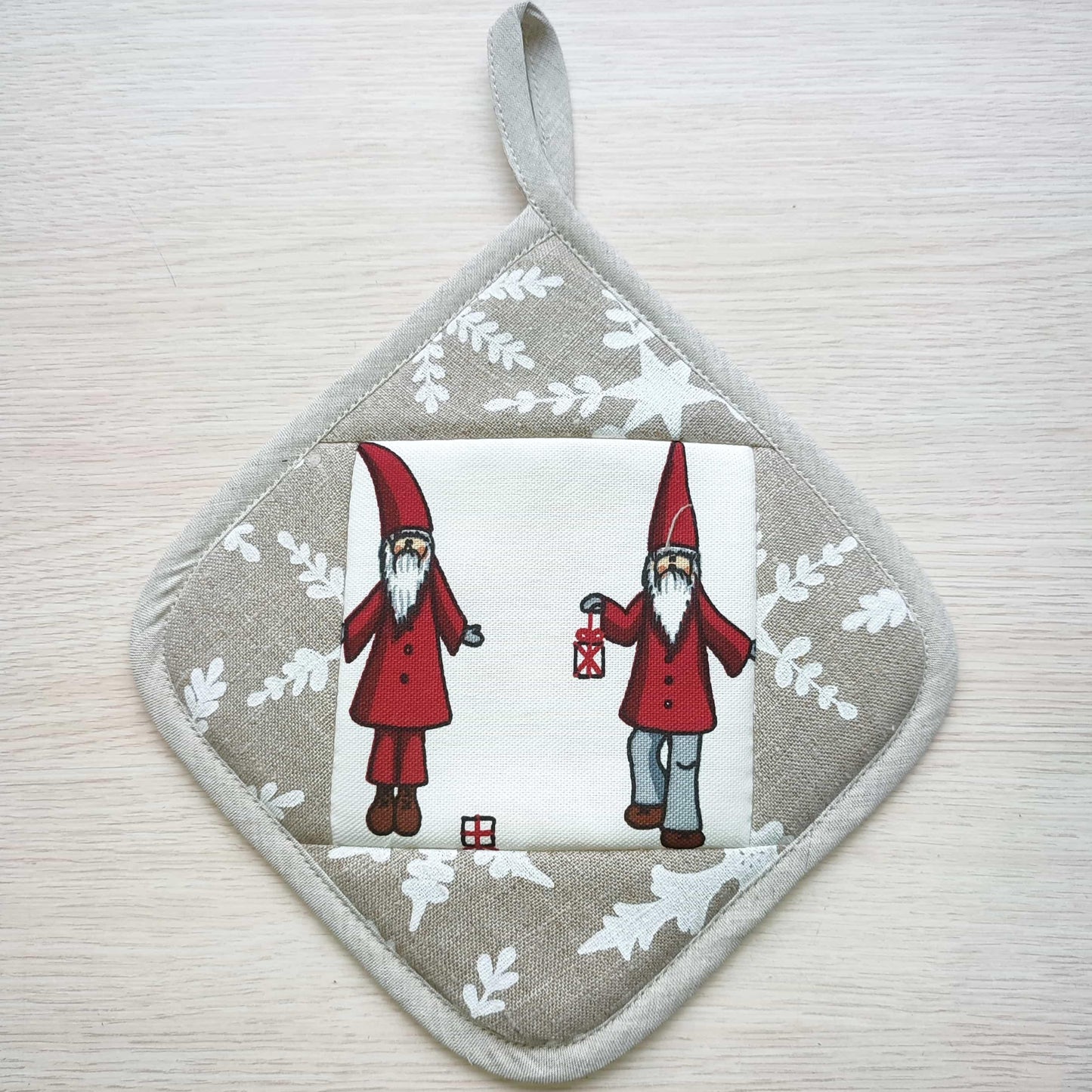 Kitchen potholder CHRISTMAS SNOWFLAKES - Linen4me