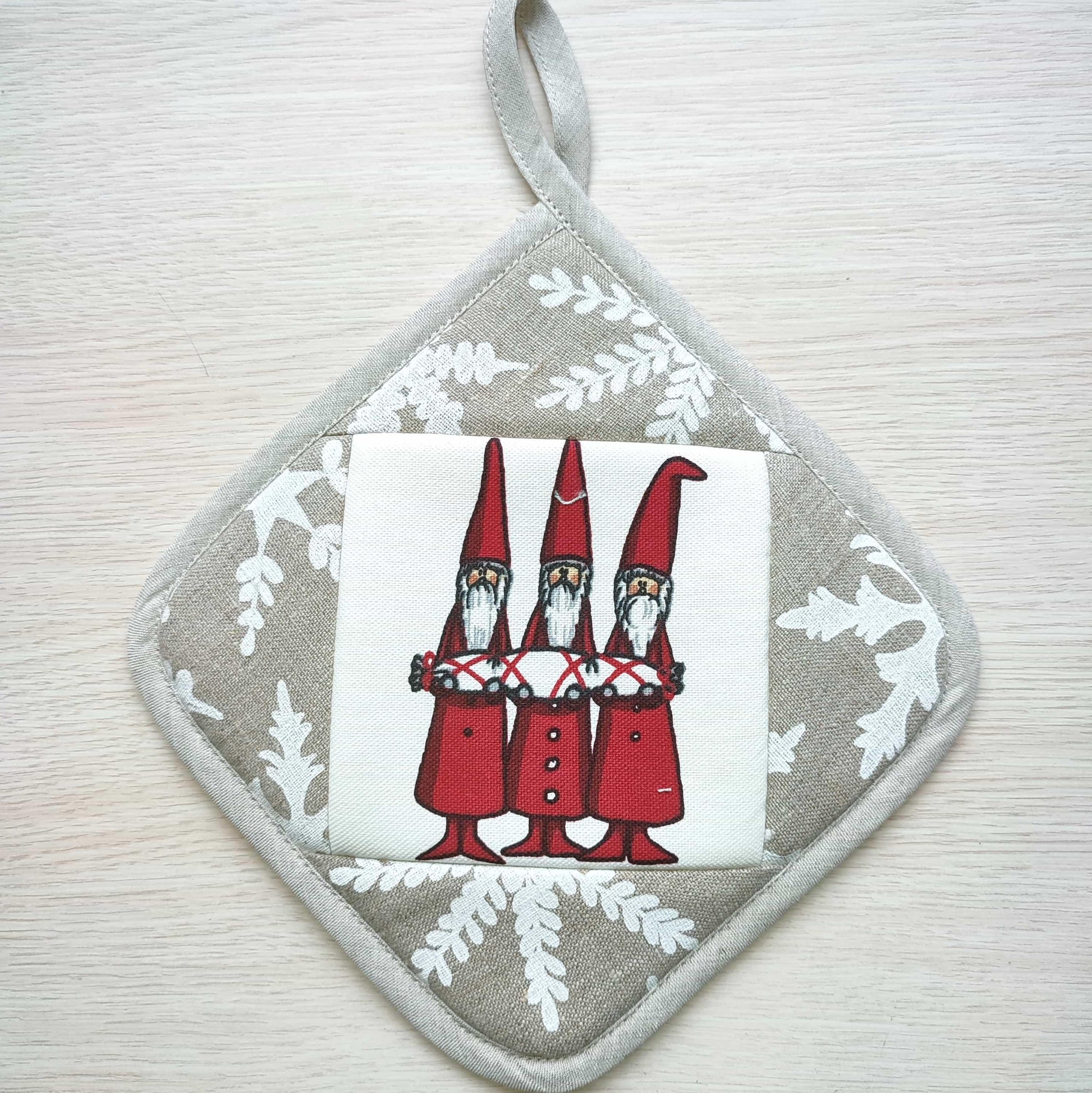 Kitchen potholder CHRISTMAS SNOWFLAKES - Linen4me
