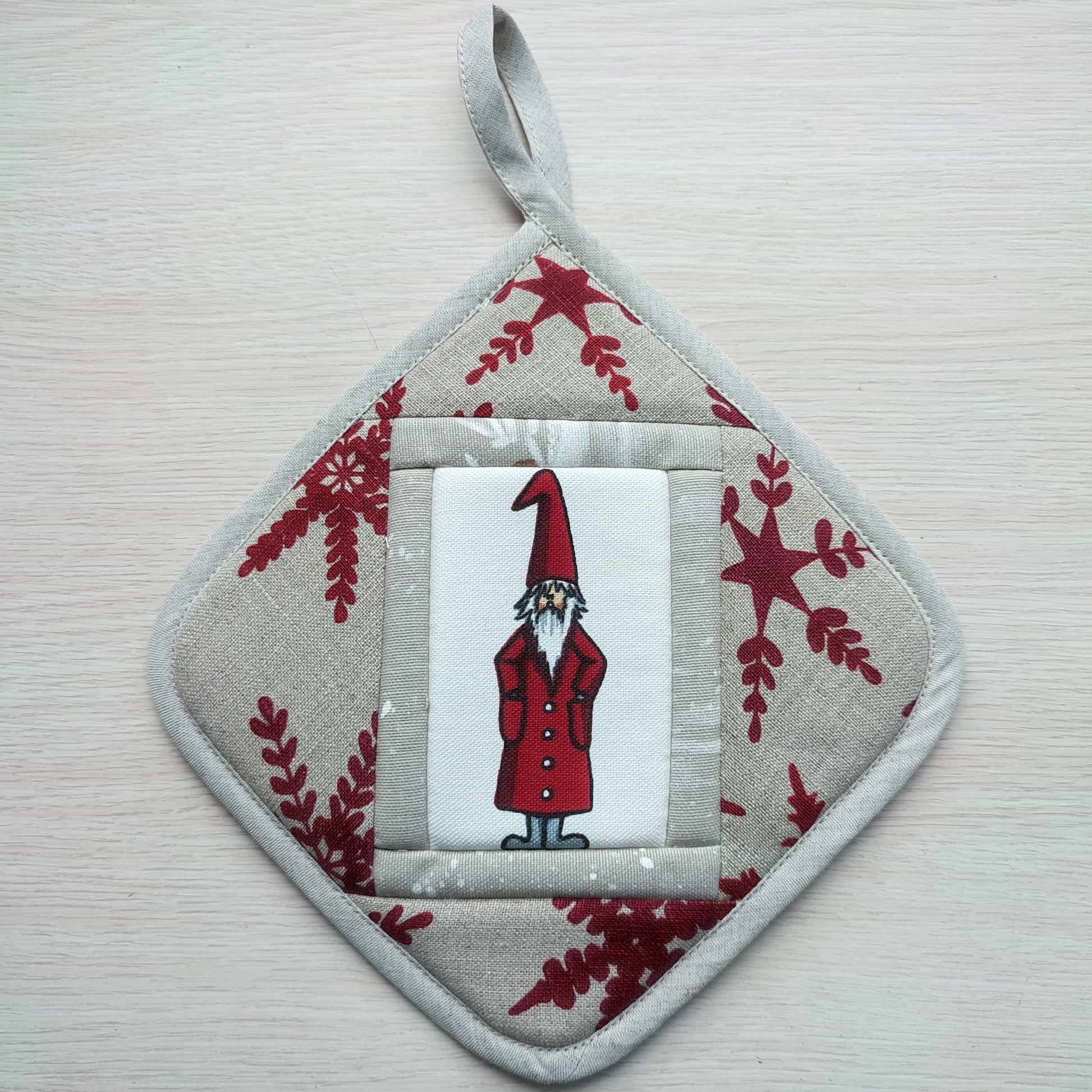 Kitchen potholder CHRISTMAS GNOMES - Linen4me