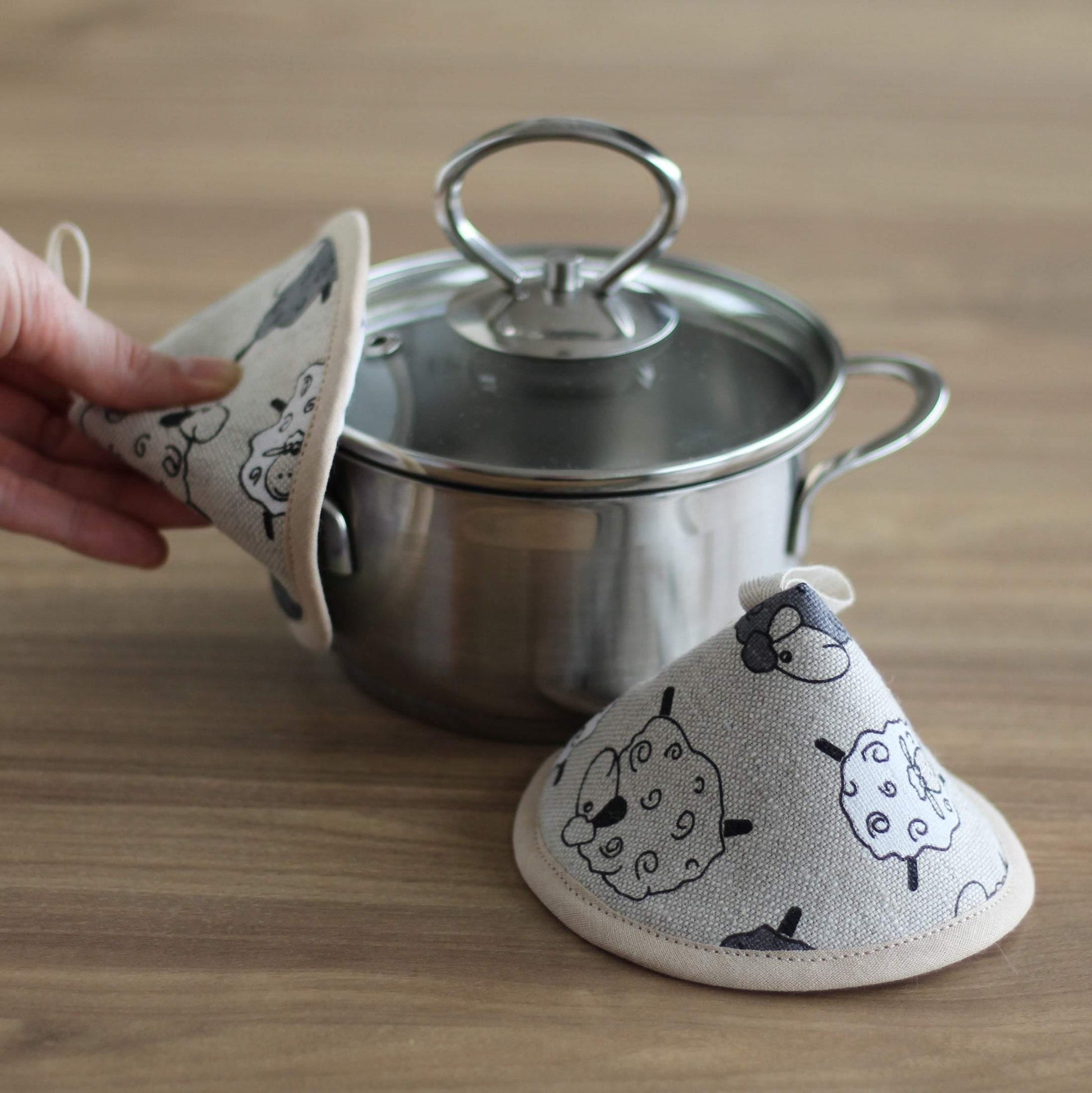 Small kitchen potholders - Linen4me