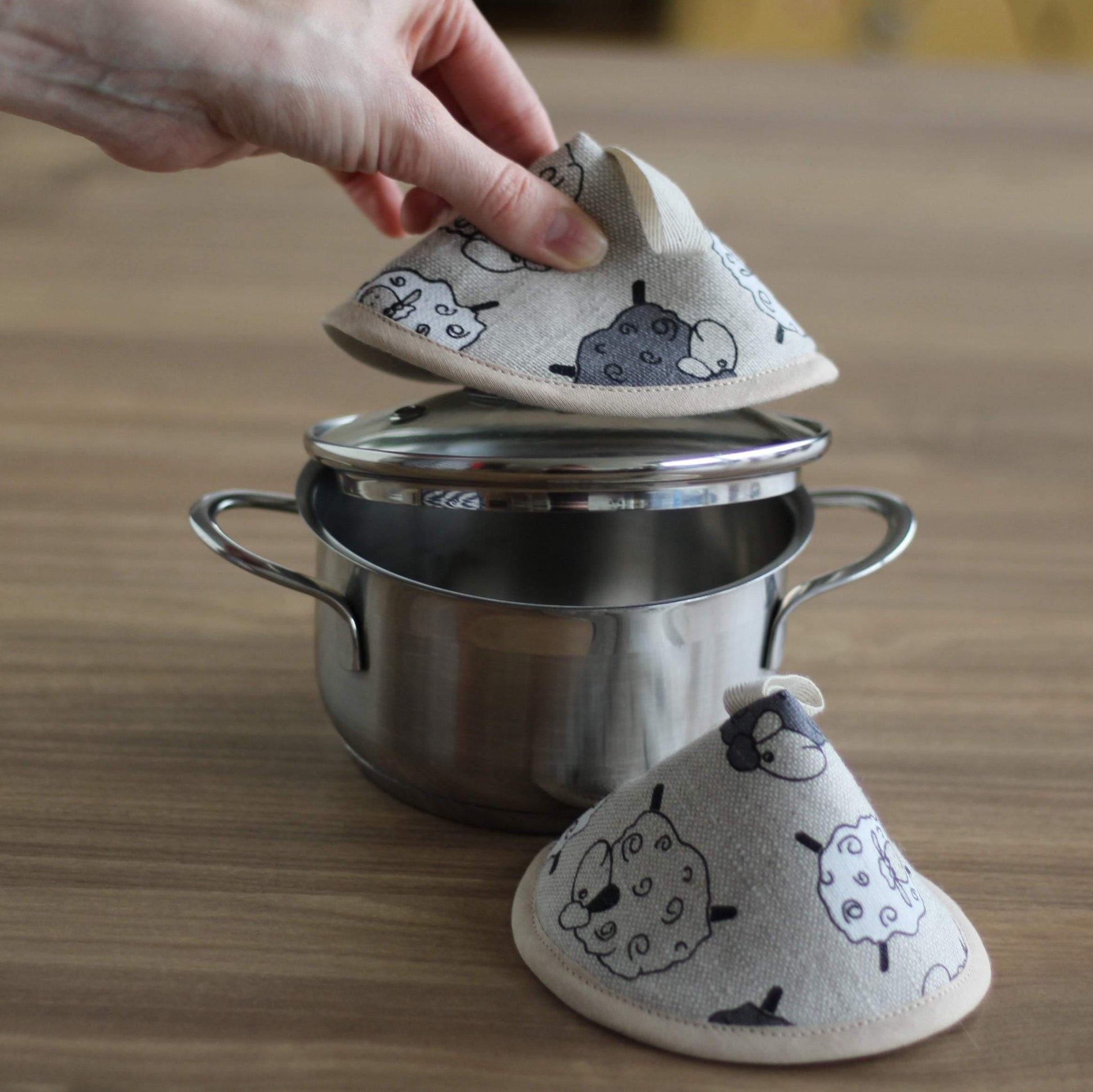 Small kitchen potholders - Linen4me