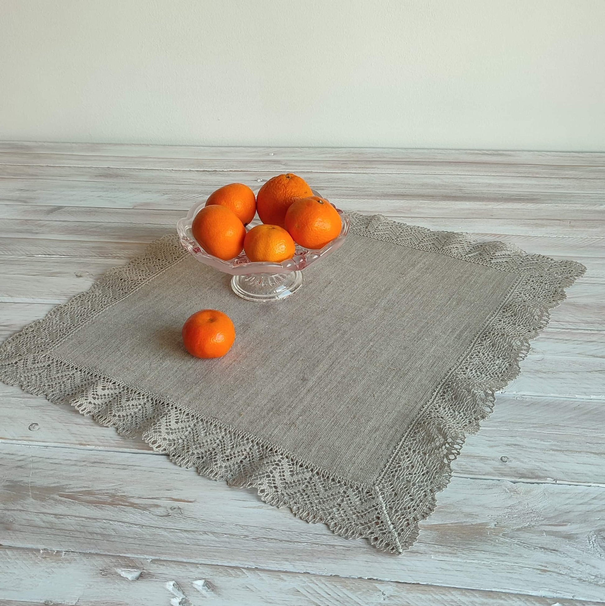 Napkin with lace KAREN - Linen4me