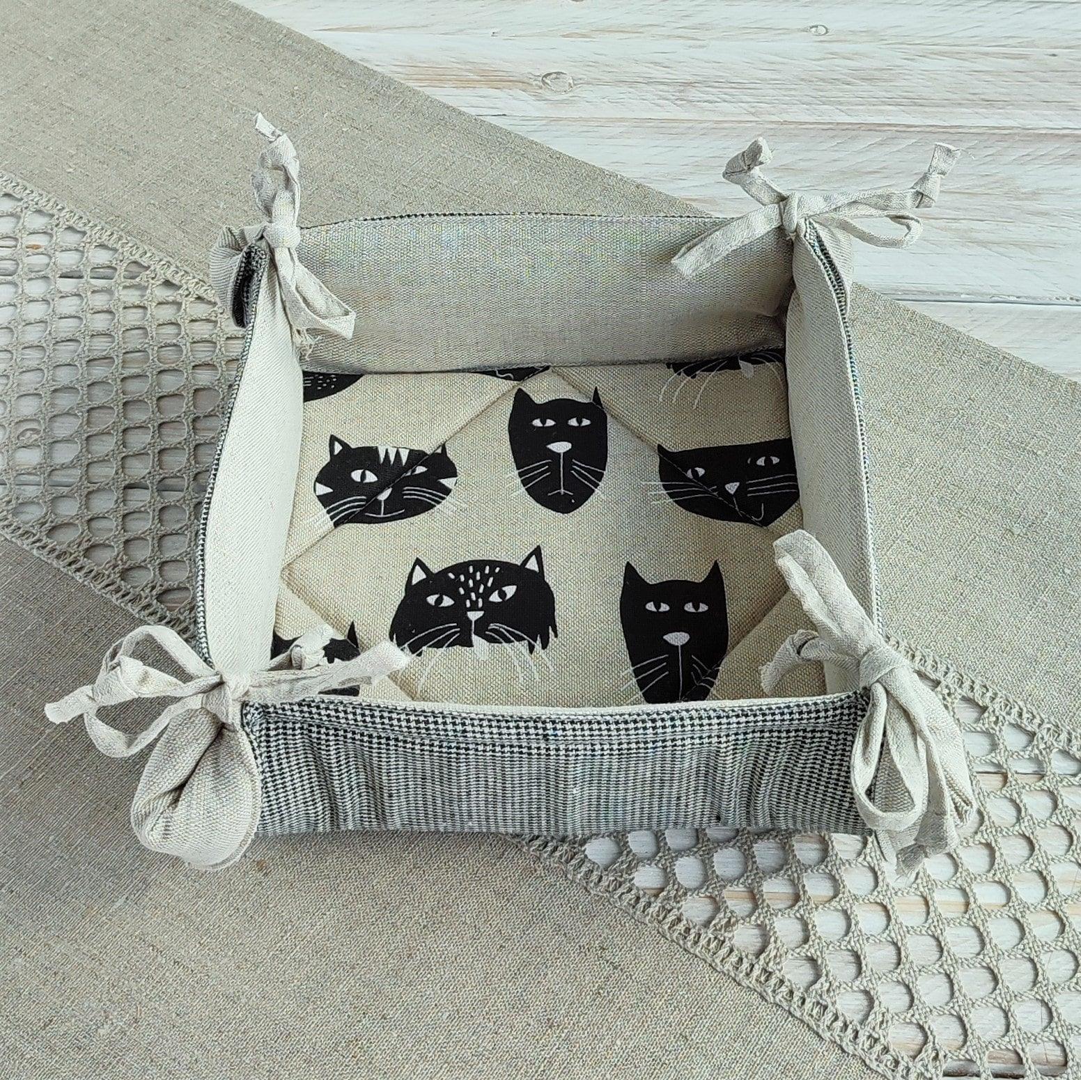 Breadbasket BLACK CAT - Linen4me