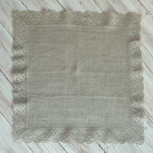 Napkin with lace KAREN - Linen4me