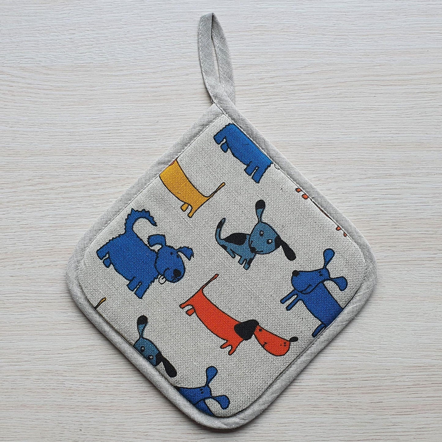Kitchen potholder FUNNY DOGS - Linen4me