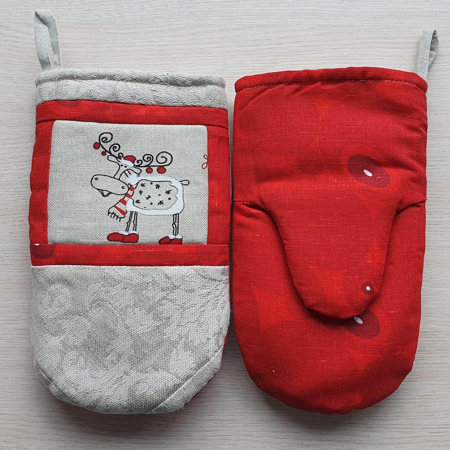 Oven mitt CHRISTMAS DEER - Linen4me