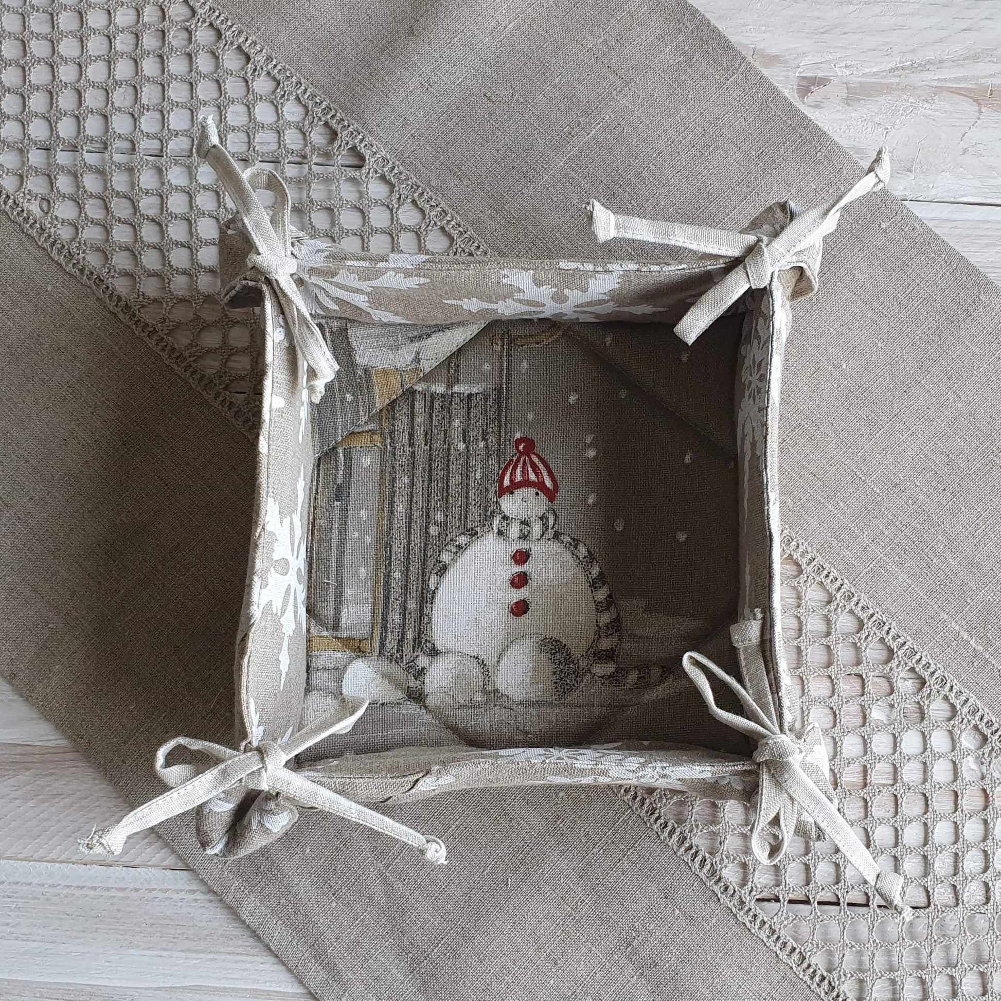 Breadbasket WINTER FOREST - Linen4me