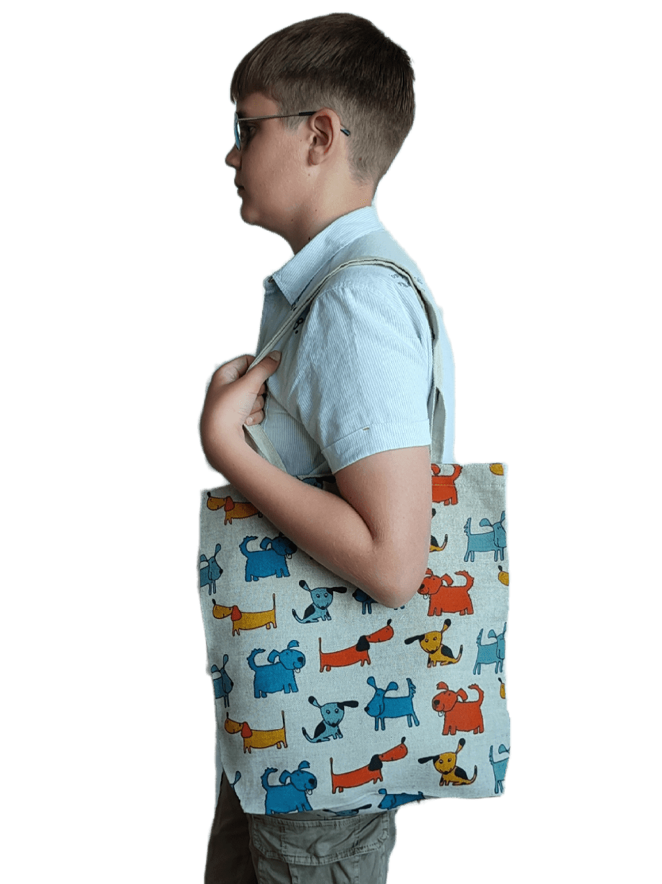 Shopping bag FUNNY DOGS - Linen4me