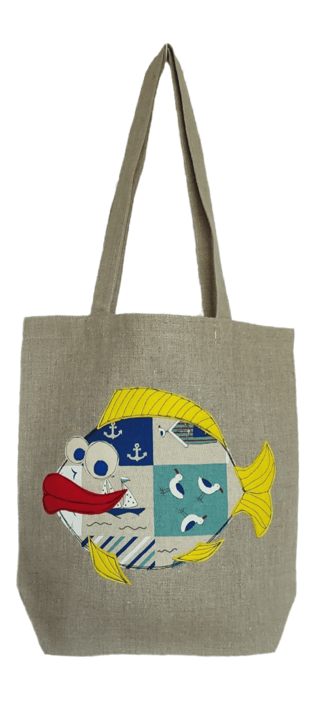 Shopping bag FISH - Linen4me