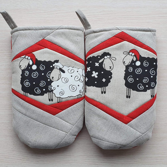 Oven mitt SHEEPS - Linen4me