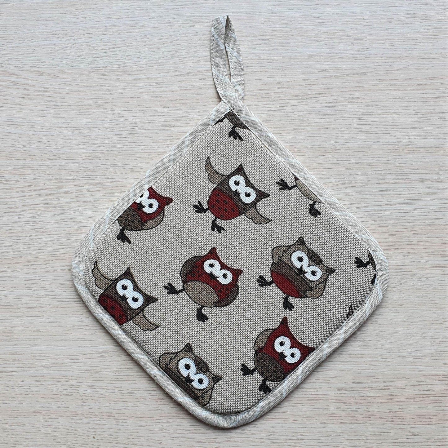 Kitchen potholder OWLS - Linen4me