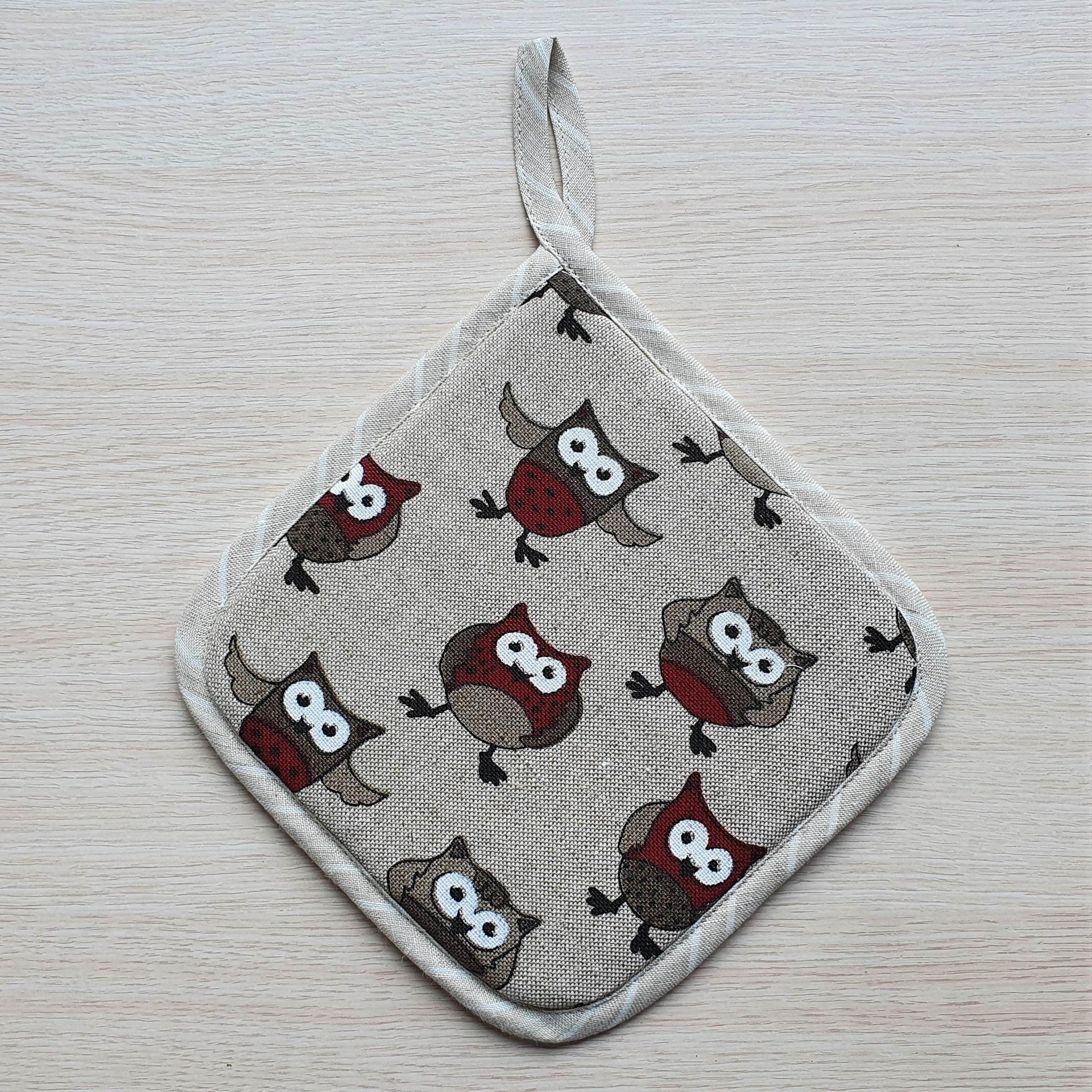 Kitchen potholder OWLS - Linen4me