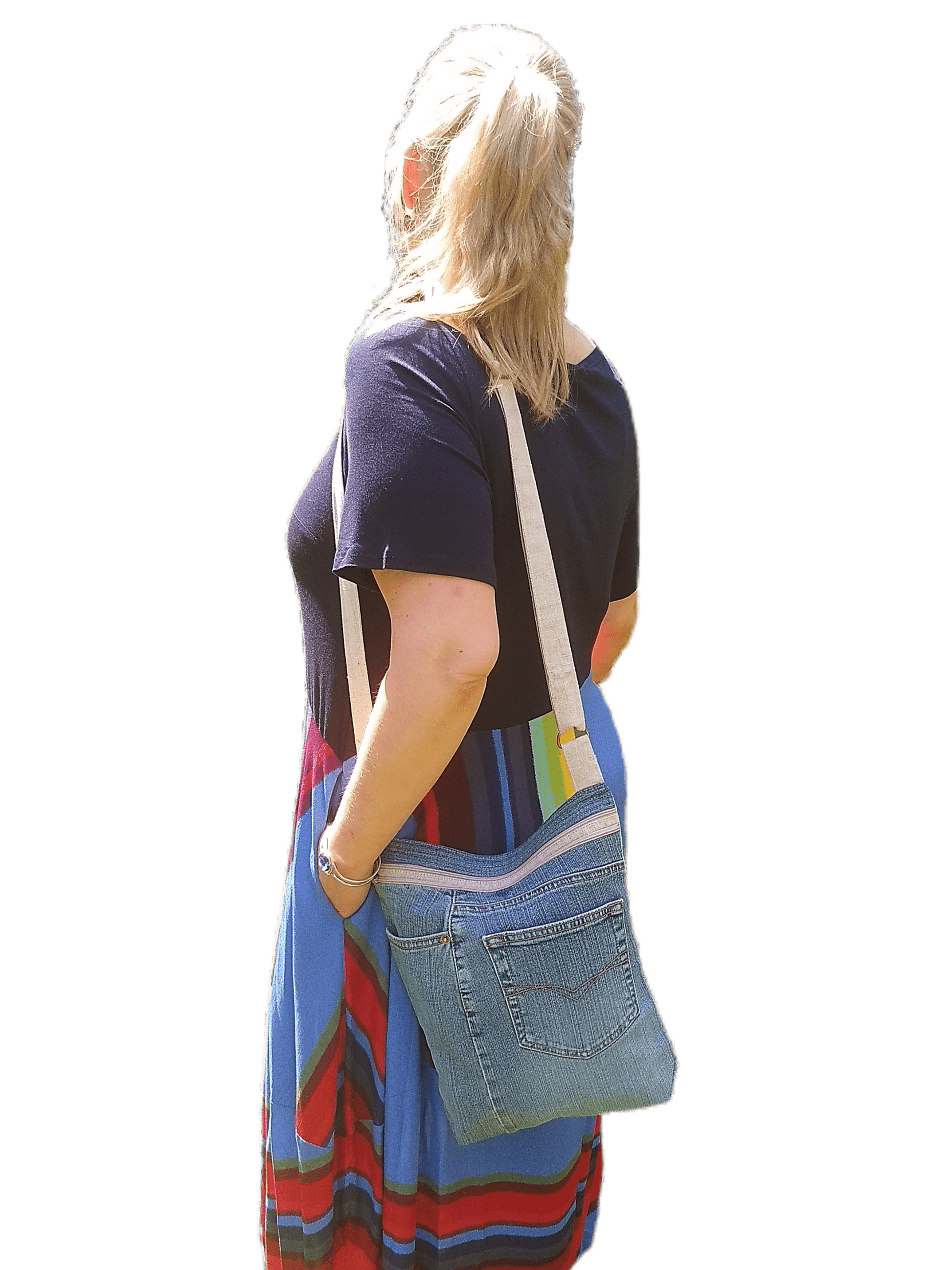 Textile bag JEANS - Linen4me