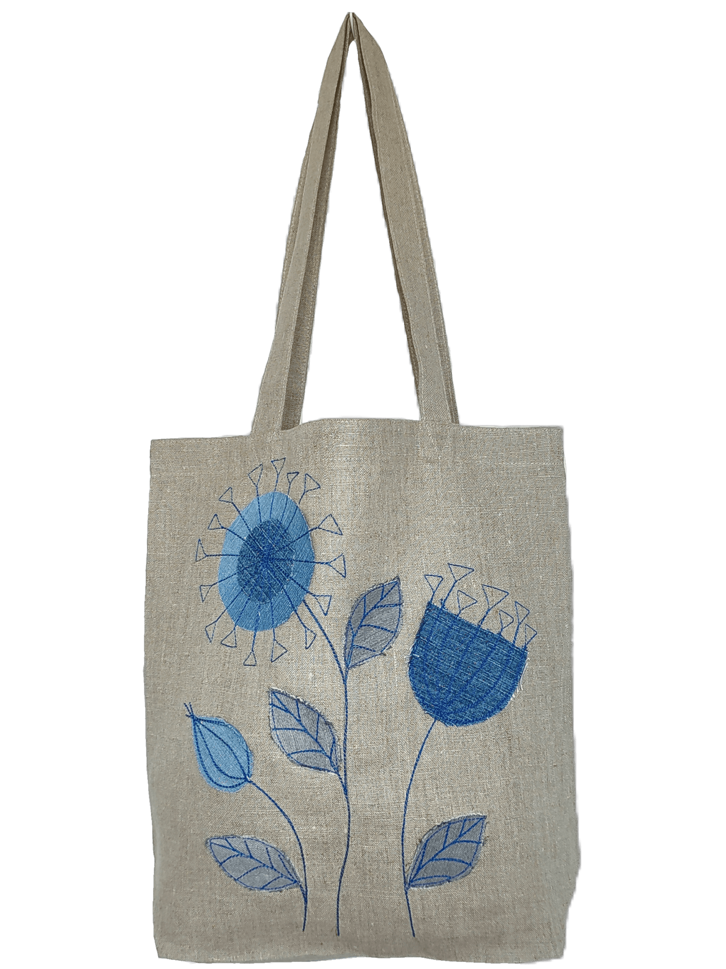 Shopping bag FLOWERS - Linen4me