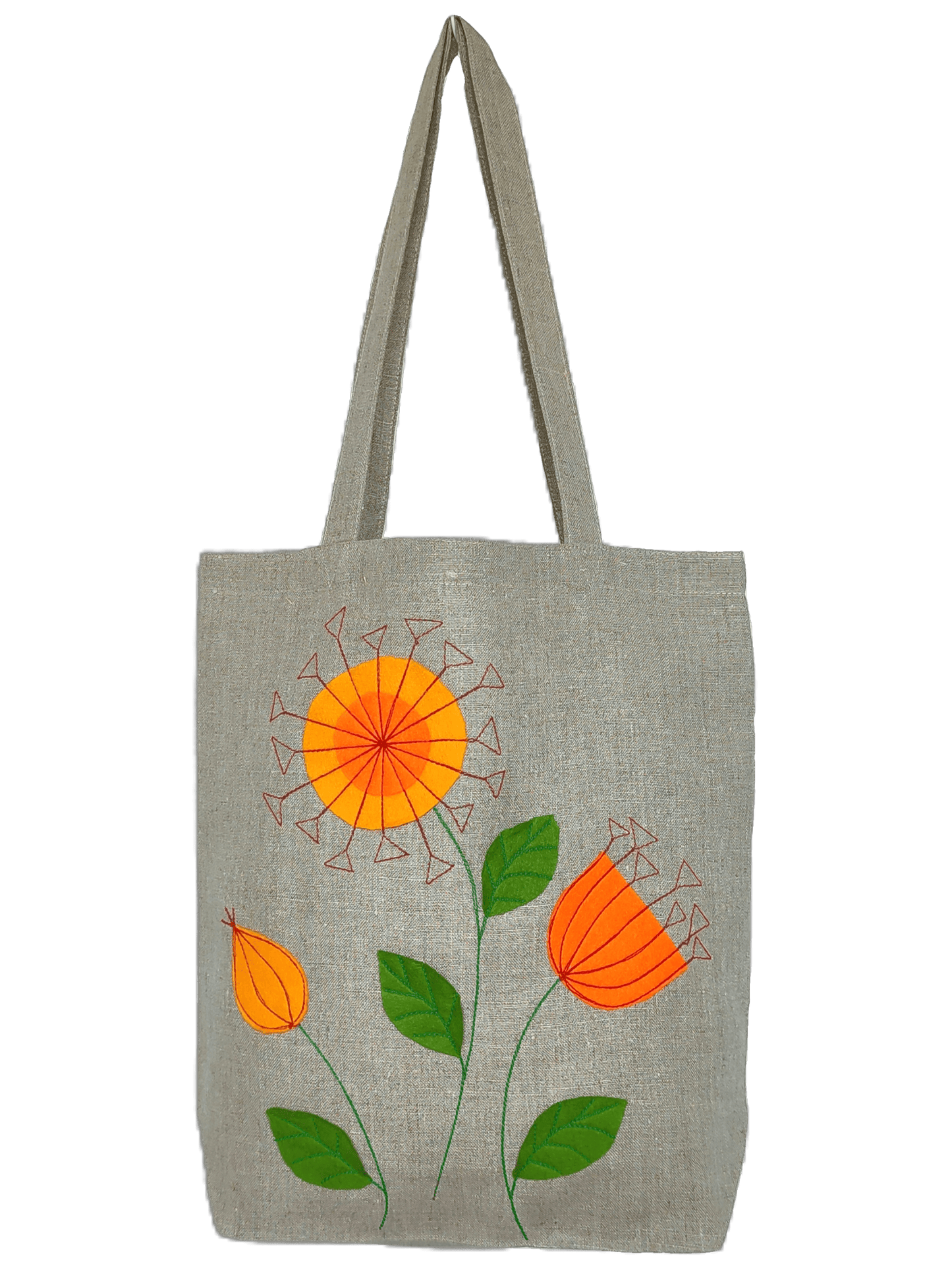 Shopping bag FLOWERS - Linen4me