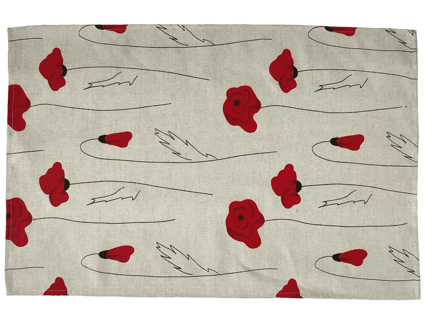 Kitchen towel POPPIES - Linen4me