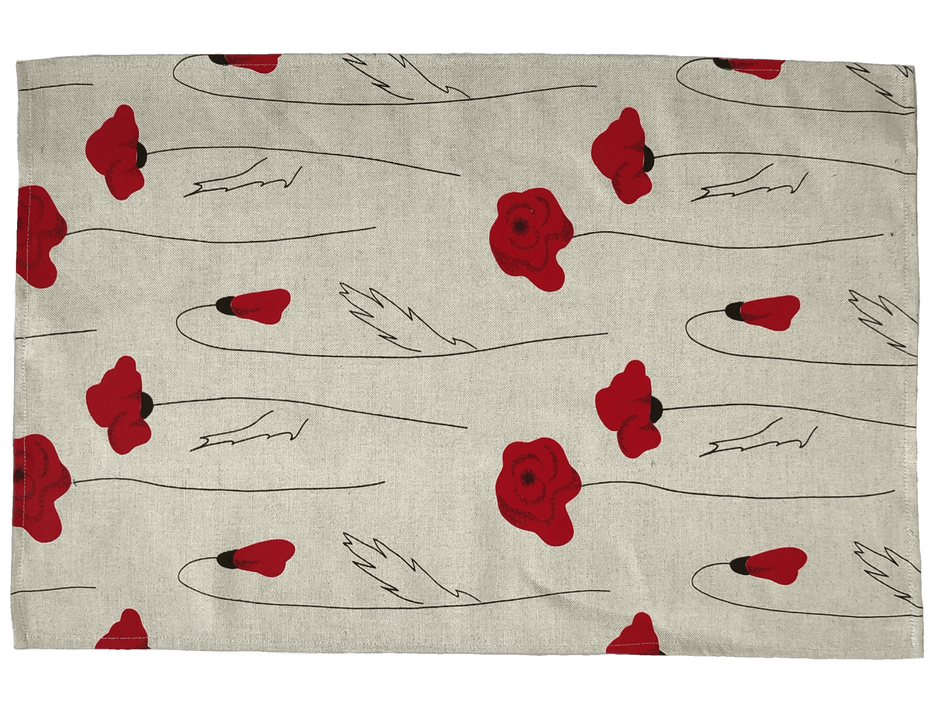 Kitchen towel POPPIES - Linen4me