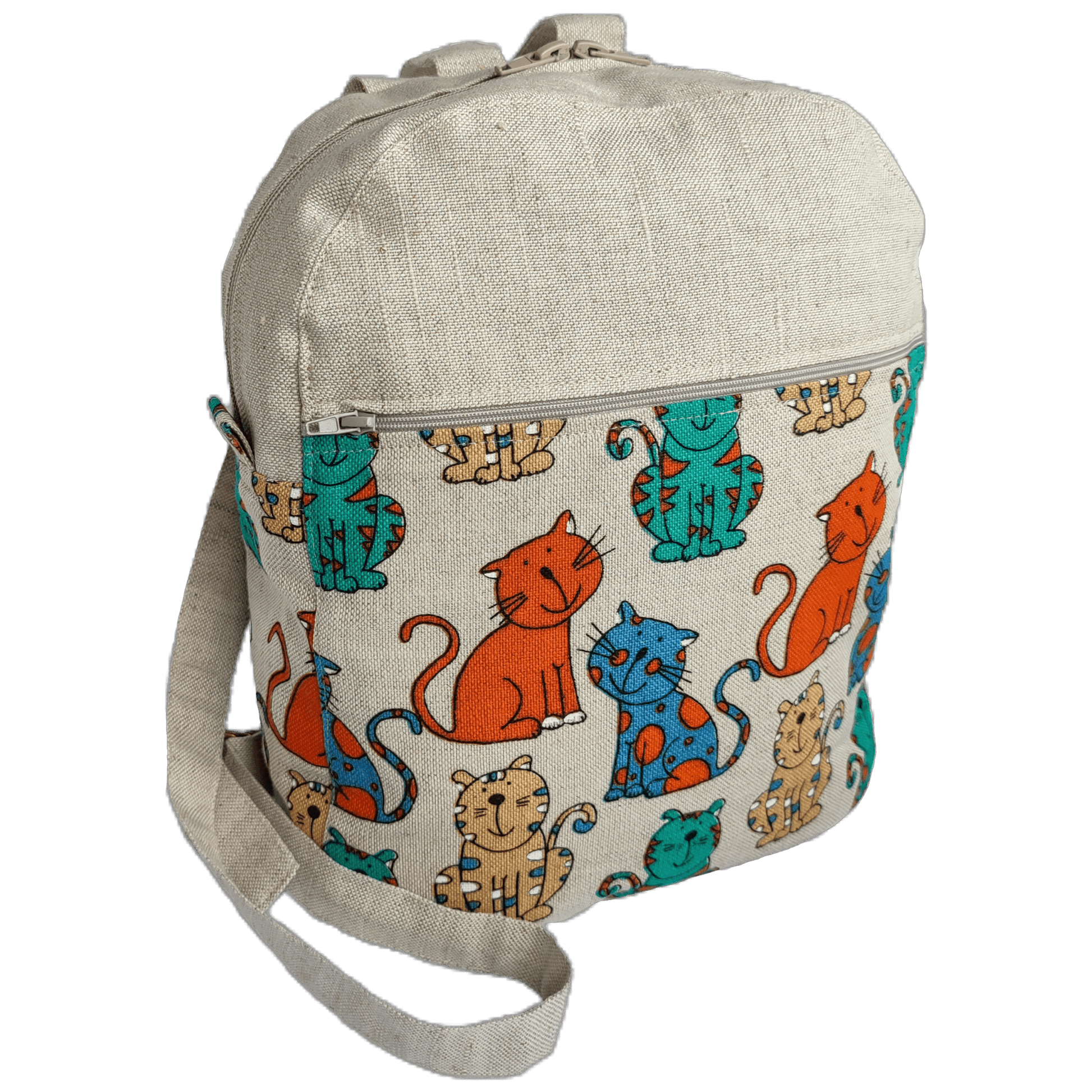 Backpack BRIGHT CATS - Linen4me