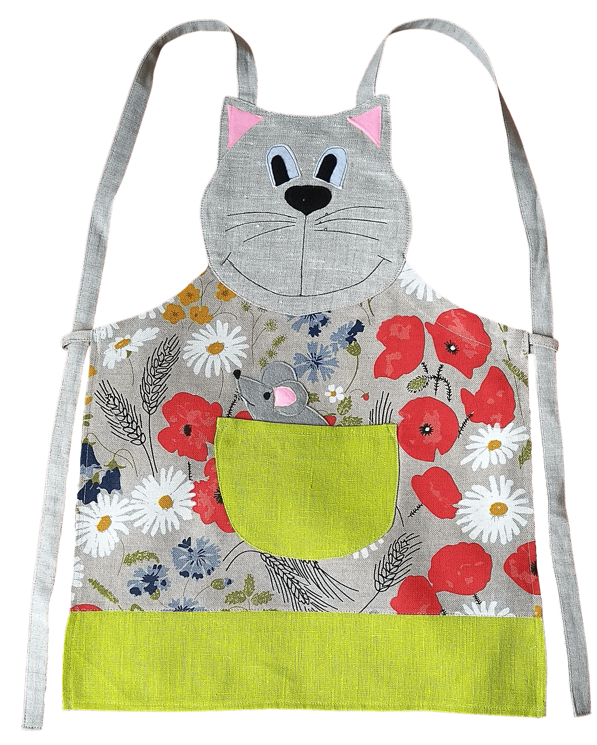 Children's apron (4-8 years old) ALICE - Linen4me