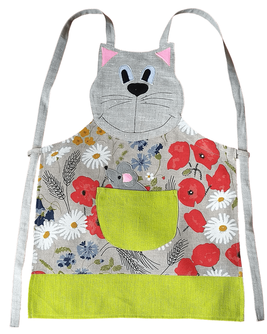 Children's apron (4-8 years old) ALICE - Linen4me