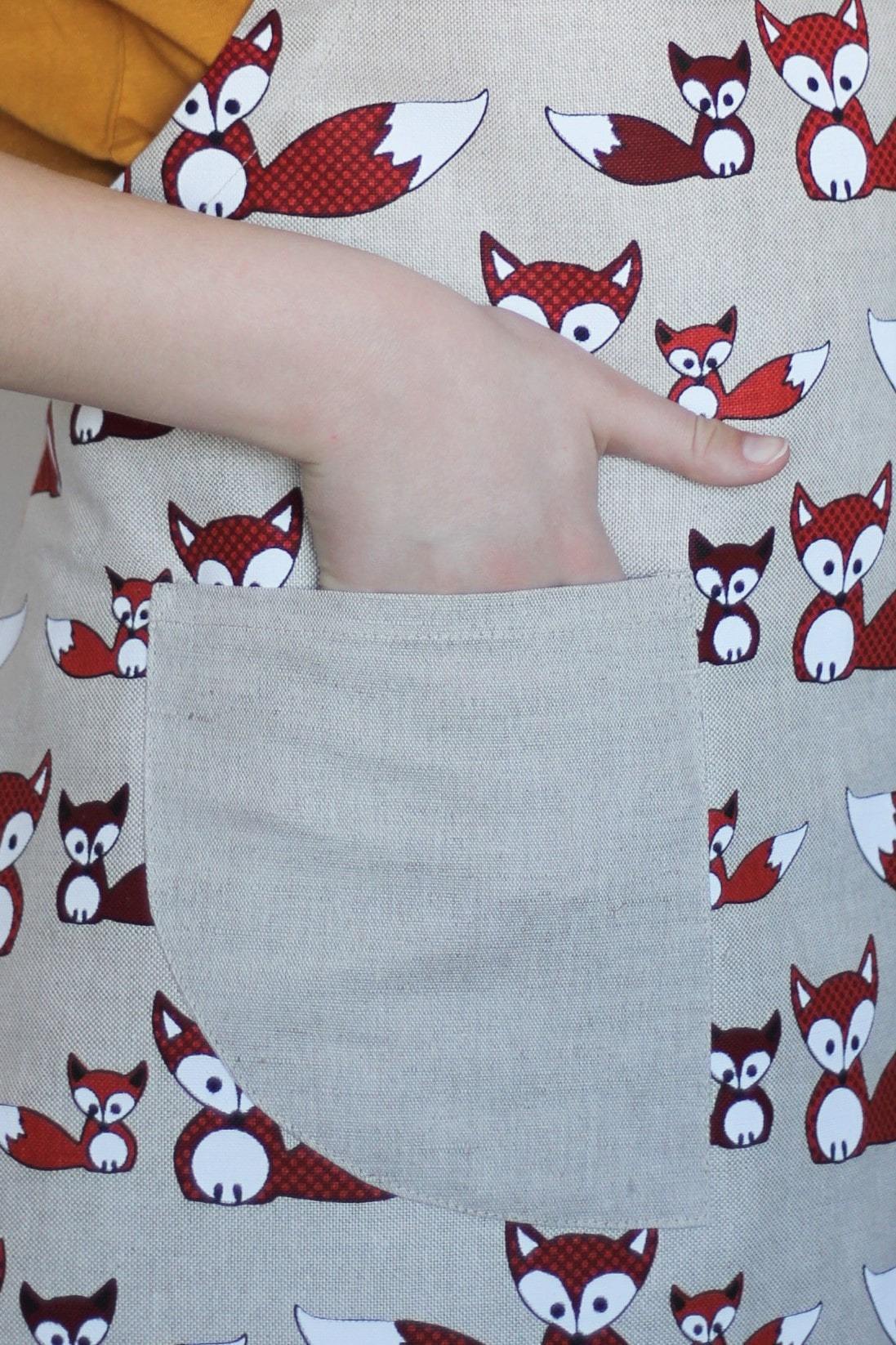Kitchen apron FOXES - Linen4me