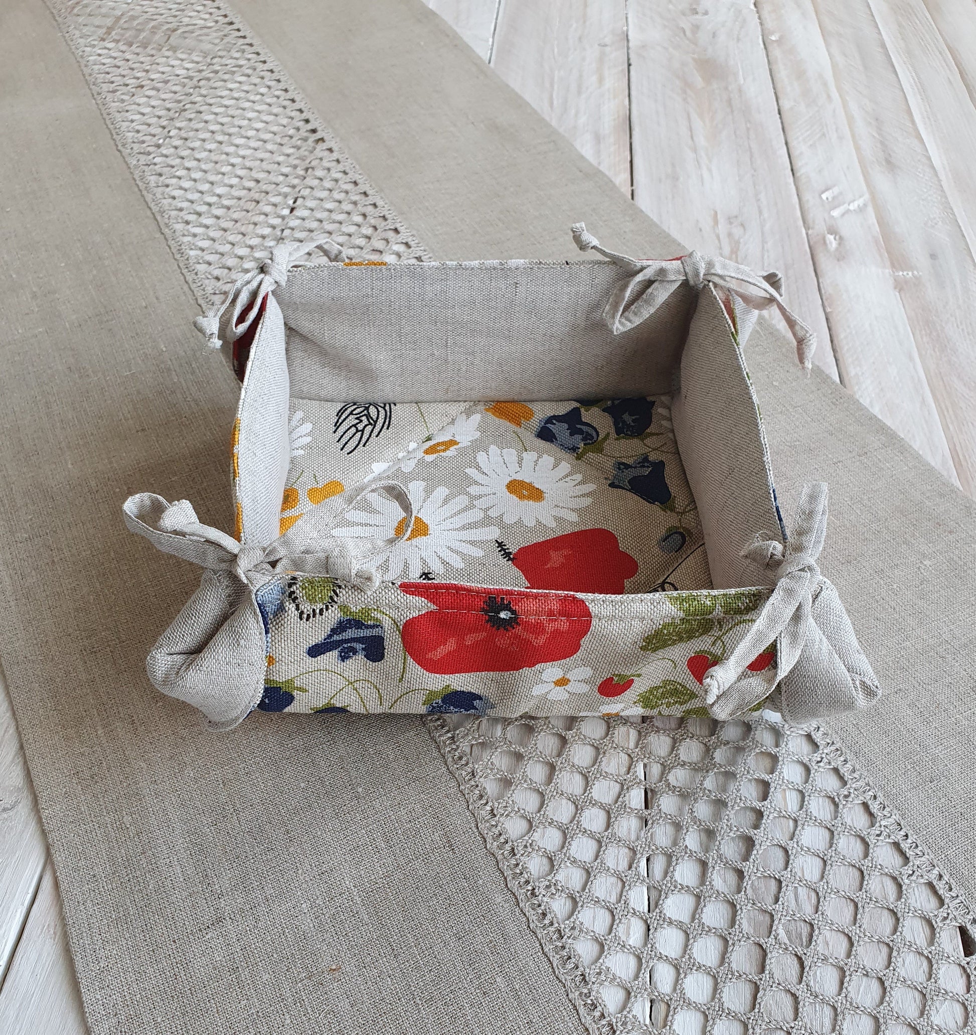 Breadbasket FLOWERS - Linen4me