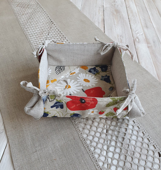 Breadbasket FLOWERS - Linen4me