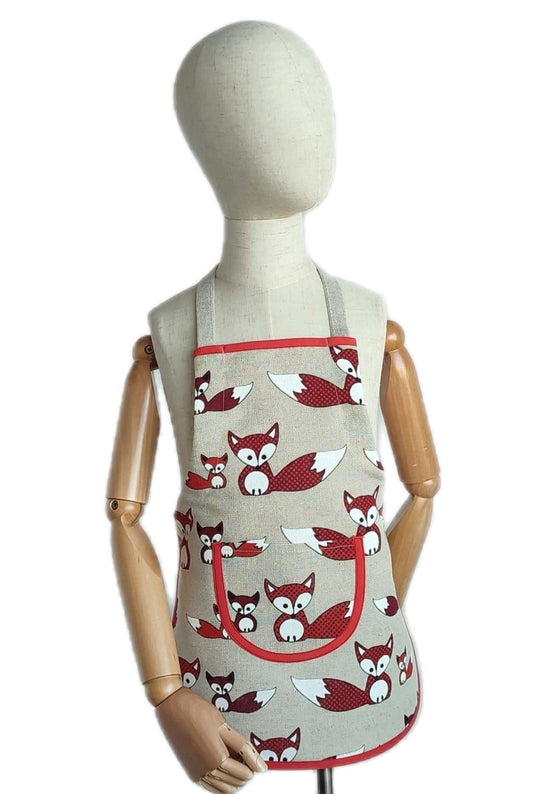 Children's apron (1-4 years old) FOX - Linen4me