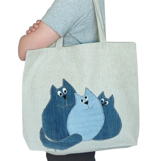 Big shopping bag THREE CATS
