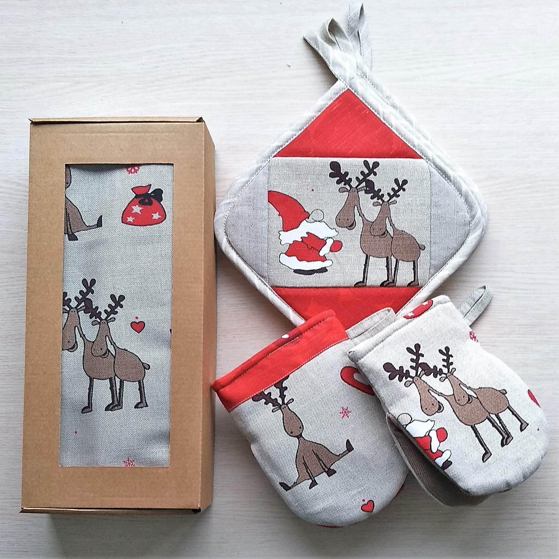 Gift set CHRISTMAS DEER - Linen4me