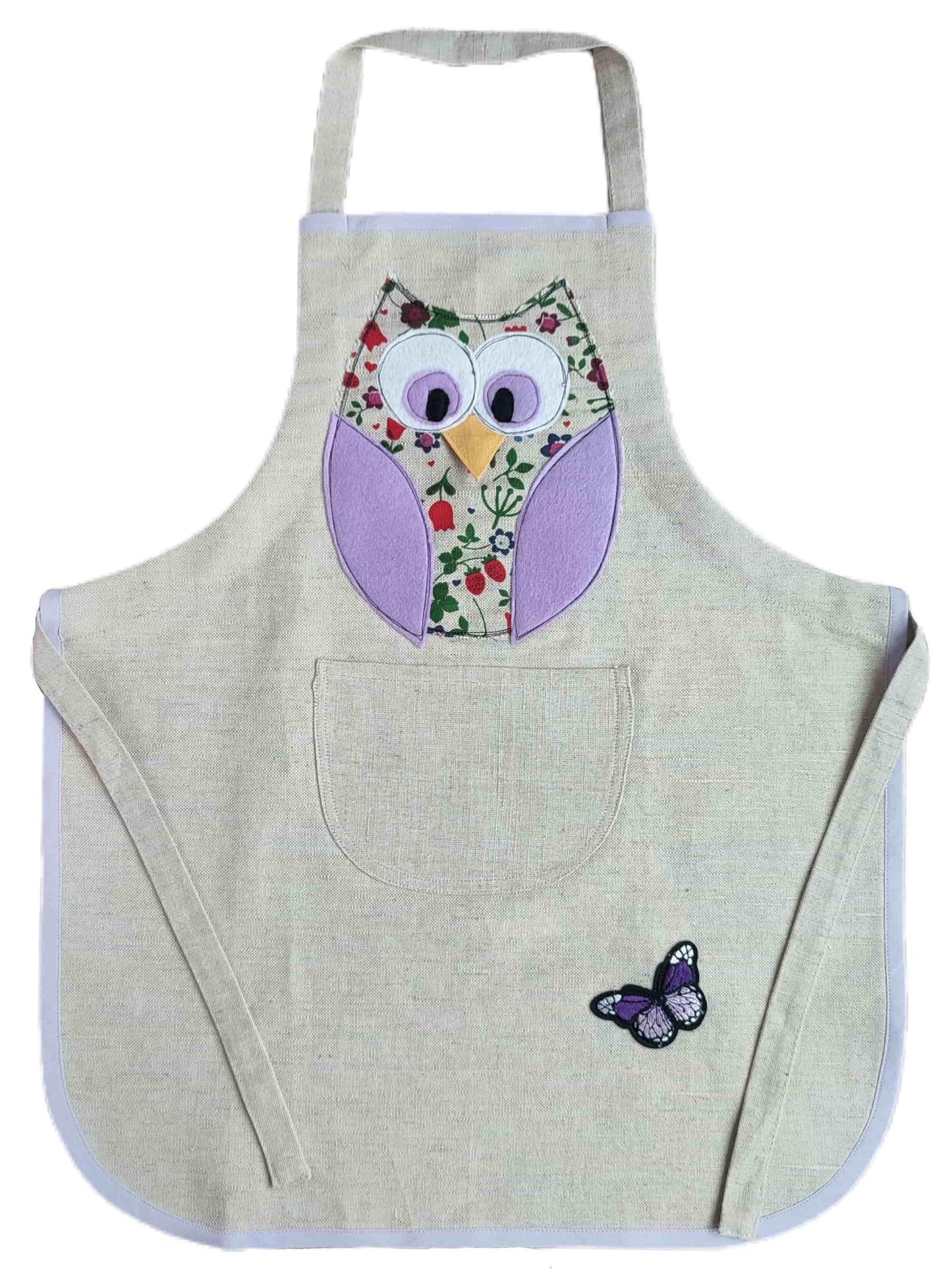 Children's apron (4-8 years old) OWL - Linen4me
