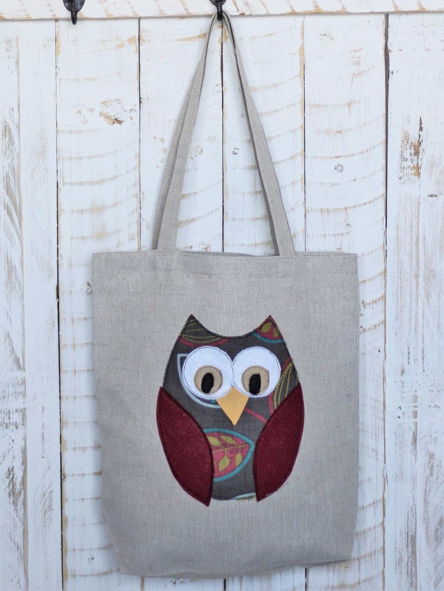 Shopping bag OWL - Linen4me